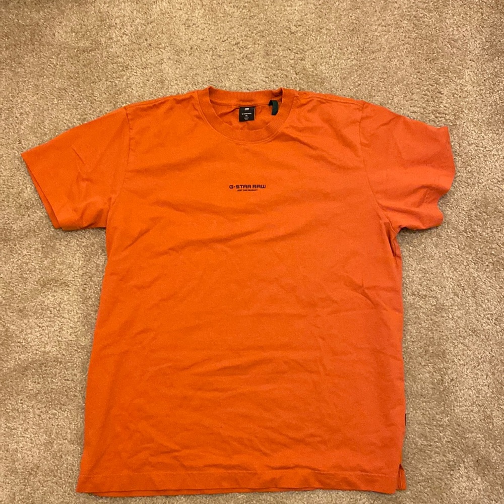 G star center logo t shirt